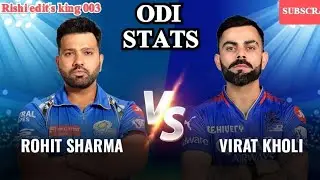 VIRAT kohli 🆚ROHIT Sharma (ODI) Stats #video #icc #viratkohli #rohitsharma #trending #viral #cricket