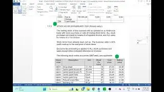 CFS N4: Opening Balances
