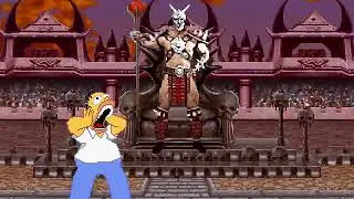 Homer in Mortal Kombat