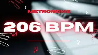 206 BPM - 1 Hour Metronome