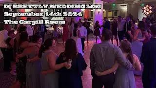 DJ Brettly Wedding Log September 14th, 2024; The Cargill Room, La Crosse, Wisconsin