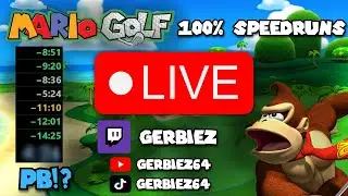 Mario Tennis 64 100% Speedruns for PB/WR! GDQ Prep for tmrws GDQ showcase!