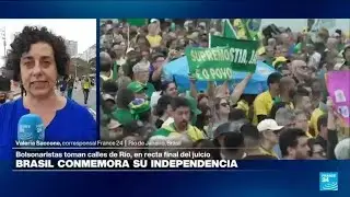 Bolsonaristas marchan durante D&iacute;a de Independencia de Brasil por amnist&iacute;a de Bolsonaro