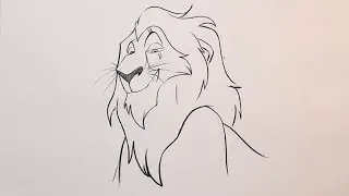 The lion king drawing || How to draw 