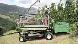 Windegger K8e Erntemaschine - Beidseitiges Auf- und Abladen der Gro&szlig;kiste
