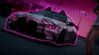 2025 FEMALE CUSTOM KITTY CAR || Fivem RP || #shorts #gta5