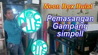 Neon box bulat 60 cm DELICIUS Coffe