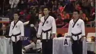 VIET NAM - Team Male under 29 - Final - 8th World Taekwondo Championships Poomsae 2013(Gold)