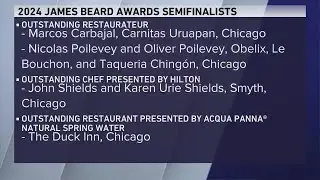 Chicago restaurants, chefs garner 17 semifinalist nominations for James Beard Awards