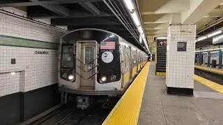 NYC Subway: R179 Transfer on the G Line at Bedford Nostrand