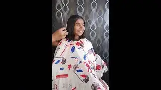 Long to Short Hair Transformation Haircut at Salon / RealParlour Sounds  girl School girl hair cut