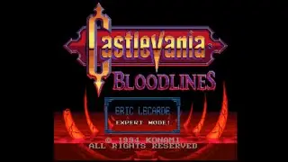 Castlevania: Bloodlines (Genesis) - Eric Lecarde (Expert Mode)