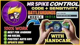 2022 MR SPIKE SENSITIVITY CODE & MR SPIKE CONTROL CODE BGMI PUBG
