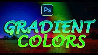 Градиенты — Adobe Photoshop для начинающих | добавить градиент к тексту в Photoshop Урду/Хинди