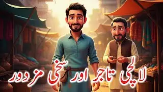 Lalchi Tajar or Mazdoor | Hindimoralstory | Bachonkikahaniyan | Kids cartoon in hindi | Storytelling