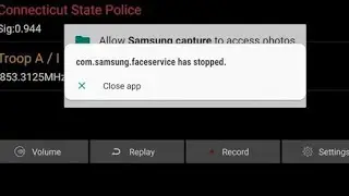 com.samsung.faceservice has stopped