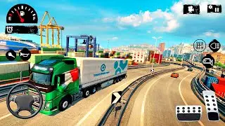 Симулятор автомобиля - Euro Truck Driver 3D: Top Driving Game 2021 - Геймплей для Android ios