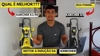Qual é melhor? KARCHER K3.98 ou KARCHER K5 | Motor a INDUÇÃO | Comparativo Completo