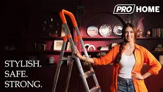 Prohome Aluminum Ladder | Durable & Foldable Ladder for Home & Professional Use