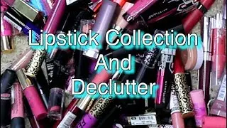 Lip Products Collection And Declutter