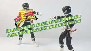 RANGER REVIEWS -DOUBLE UP EDITION! - BLACK RANGER + DRAGON SHIELD  LIGHTNING ⚡ COLLECTION