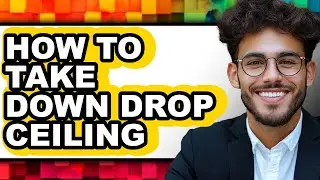 How to Take Down Drop Ceiling (only Way)