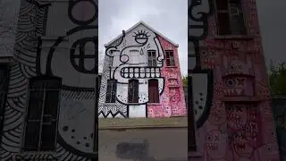 💧 by Joachim & Oxalien - Antwerp, Belgium. #streetart #graffiti #mural #shorts