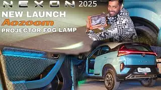 NEXON 2025  WITH AOZOOM PROJECTOR FOG LAMP & PERSIAN GREEN INTERIOR WITH GALAXY AMBIENT LIGHT..!!