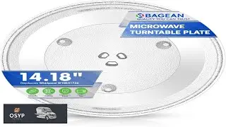 Microwave Plate Replacement 14 1 8 inch Fits W10531726 Whirlpool Microwave Glass Plate