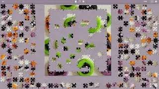 Relaxing Music With Halloween Bats and Cats Cookies Puzzle #647