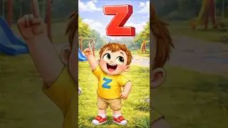 Z for Zebra 🦓 Zoo 🦁 Zip 🤐 | ABCD for Kids | Fun Alphabet Short #Shorts