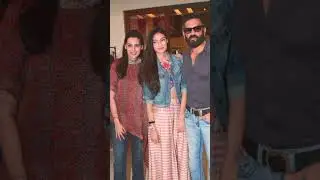 Sunil Shetty with wife Mona Shetty and Daughter Athiya Shetty #shorts