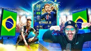 OMG 98 NEYMAR!!! & I PACKED 2 LIGUE 1 TOTS!! FIFA 20 Ultimate Team