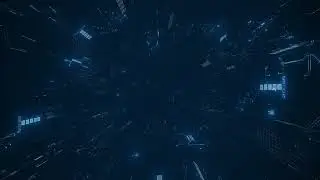 Free Abstract Technology Background Loop 4K - Digital Data