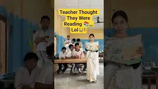 Teacher Thought We Were Studying, But We Were Drawing 😂! School comedy! Tranding shorts! #shorts