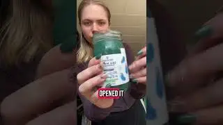 Trying the raspberry and blue spirulina sea moss gel #seamoss
