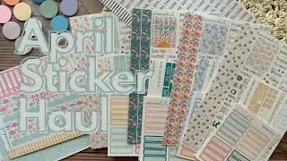 APRIL STICKER HAUL | PlannerKate Sticker Kits