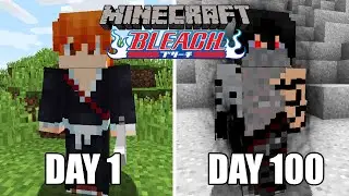 I Survived 100 Days in Bleach Minecraft!