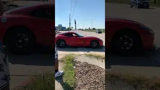 Gen 5 Viper rolling out of car meet #houstoncars