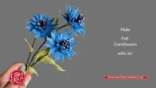 Make Felt Cornflowers!