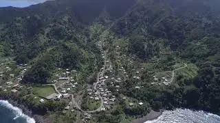 An aerial view of Fancy St. Vincent & the Grenadines.