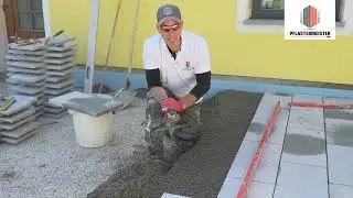 Properly paving with slabs #craft #construction #work