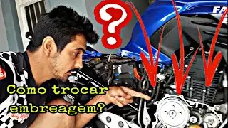 Como trocar embreagem Nova fazer  passo a passo