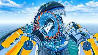 РАЗРУБИЛ КАЙДЗЮ VR НОВОЙ ПИЛОЙ И ПОЖАЛЕЛ.. - Kaiju Battle Simulator VR