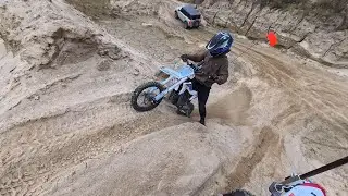 2025 10-11 ETM RTR Battery Life at Holly Oaks Gravel Pit Sand Pit with The Boy and EXC 500