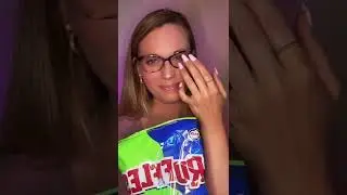 АСМР | Пробуем сырные чипсы Ruffles Queso!! | #шорты