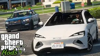 FUGA DA POLICIA COM BYD SEAL 2024 - GTA 5 MODS