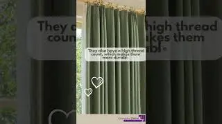 The Timeless Elegance of Cotton Curtains #Shortvideo #shorts #shortviral