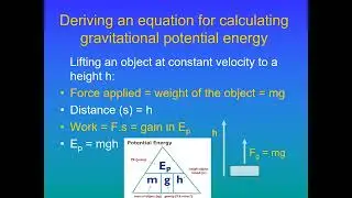 Lesson 13 Grd 13 Conservation of Energy with non conservative forces
