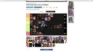 Fnaf tier list maker